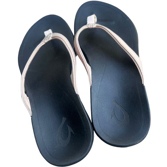 Olukai Ho'opio Flip Flop - Women's in Petal Pink 5 - Picture 4 of 7